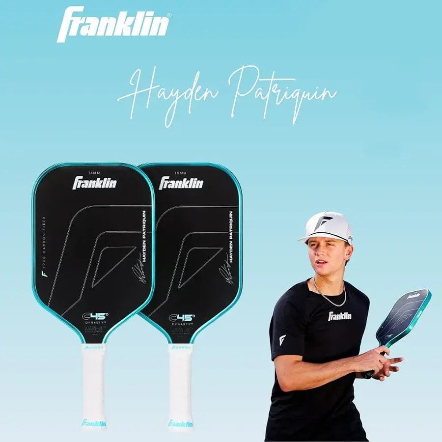 Vợt Pickleball Franklin C45 Hayden Patriquin Edition 'Blue Black' — ảnh 4