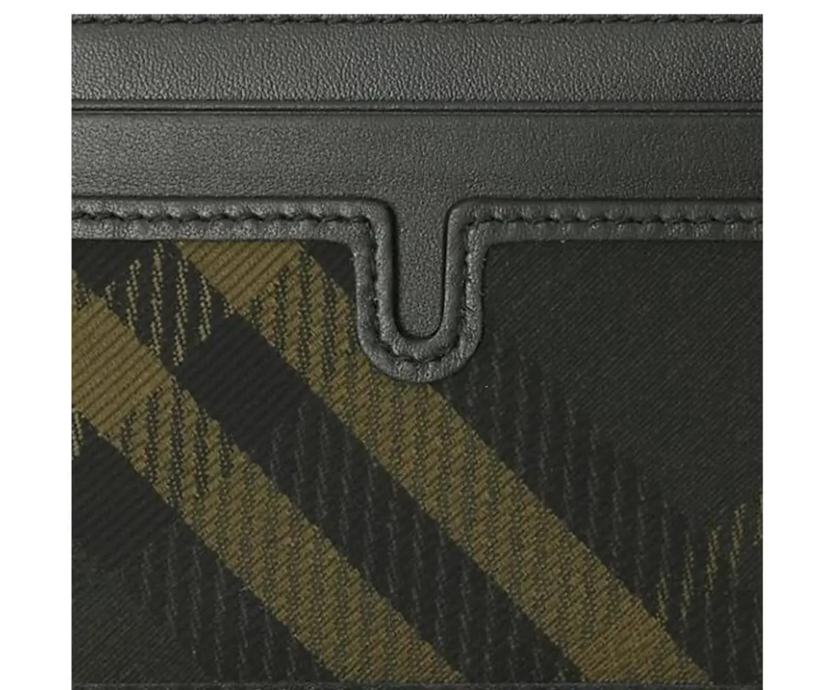 Ví Burberry Check Polyester Card Holder ‘Khaki’ 80984541 — ảnh 2