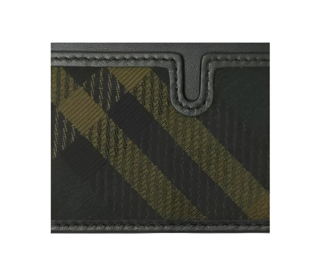 Ví Burberry Check Polyester Card Holder ‘Khaki’ 80984541 — ảnh 4