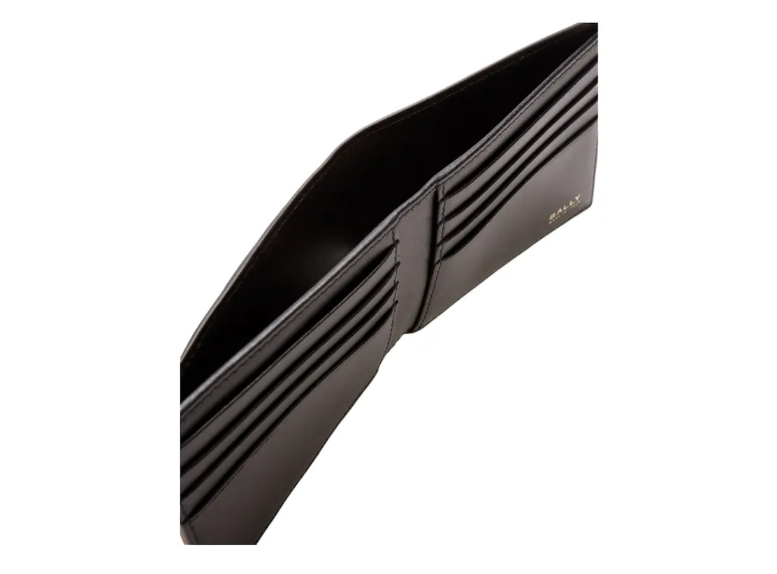 Ví Bally Calfskin Bi-Fold Wallet ‘Brown’ 6308045 — ảnh 2