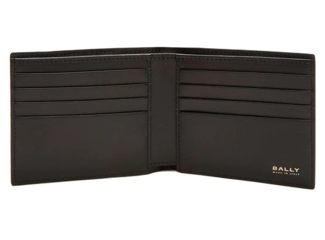 Ví Bally Calfskin Bi-Fold Wallet ‘Brown’ 6308045 — ảnh 3