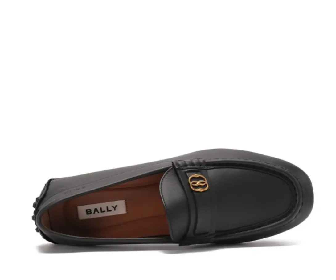 Giày Bally Keeper Moccasin Leather ‘Black’ 6304973 — ảnh 4