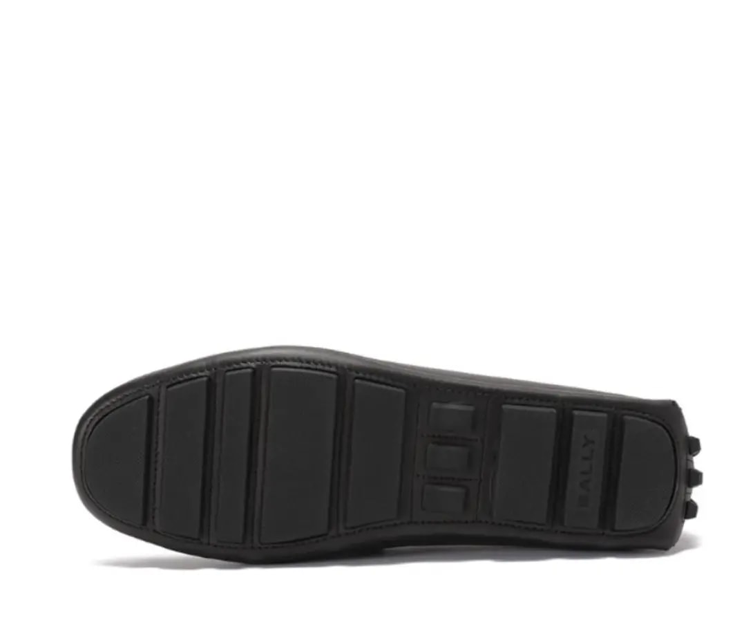 Giày Bally Keeper Moccasin Leather ‘Black’ 6304973 — ảnh 5