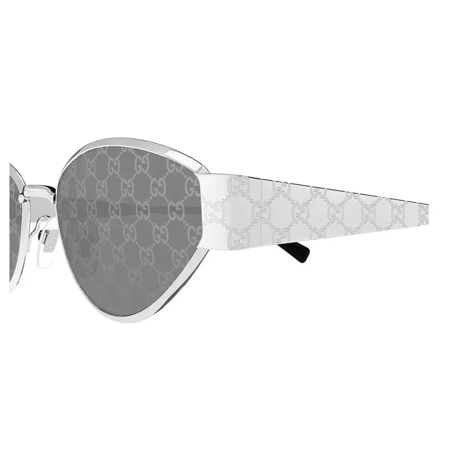 Kính Gucci Geometric Sunglasses ‘Silver’ GG1853S-002 — ảnh 2
