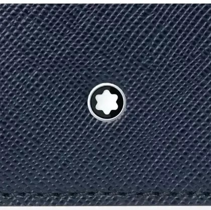 Ví Montblanc Sartorial Card Holder 'Blue' MB113225 — ảnh 3