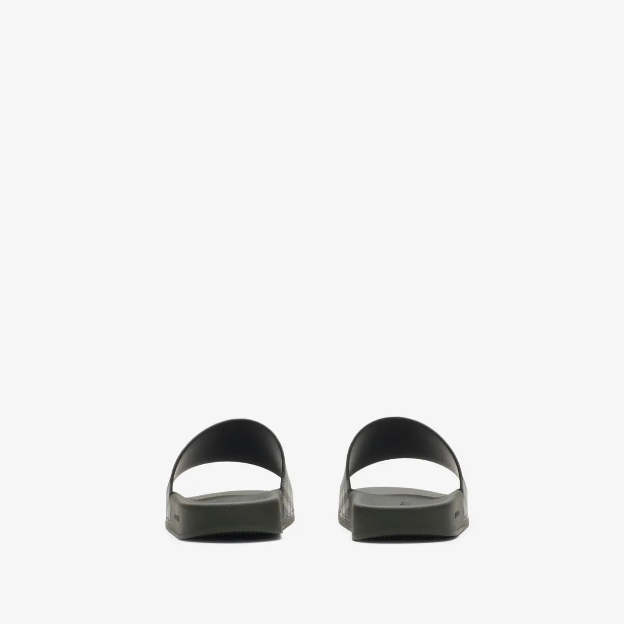 Dép Burberry Check Slides ‘Thicket Green’ 81132641 — ảnh 3