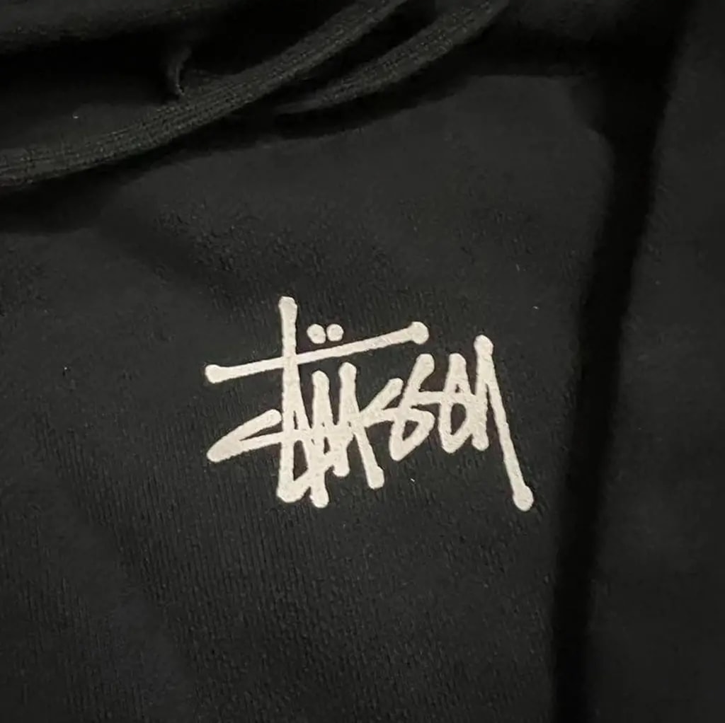 Áo Stussy x Denim Tears Graphic Hoodie 'Black' 318050 — ảnh 4