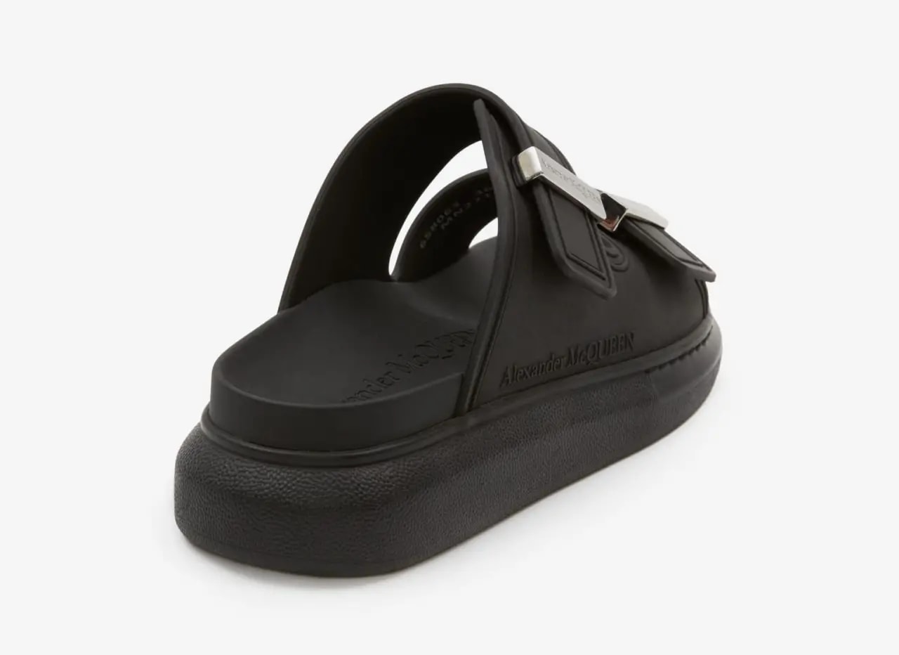 Dép Alexander McQueen Hybrid 'Black’ 658063W4Z511081 — ảnh 2