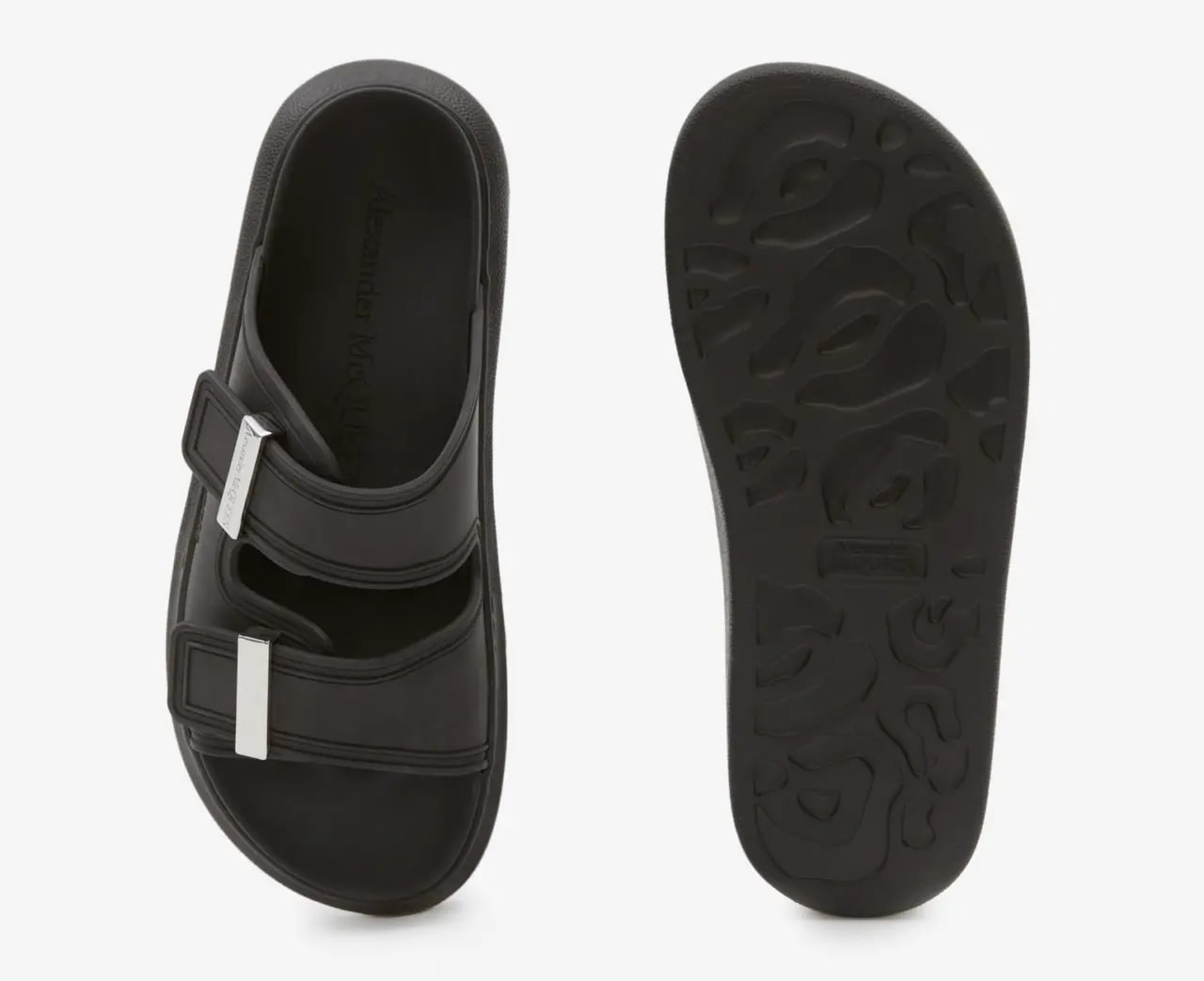 Dép Alexander McQueen Hybrid 'Black’ 658063W4Z511081 — ảnh 3
