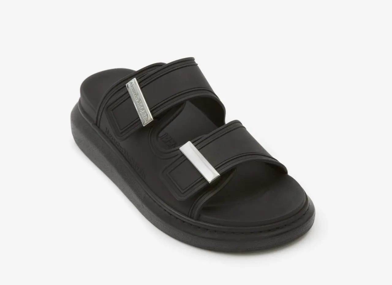 Dép Alexander McQueen Hybrid 'Black’ 658063W4Z511081 — ảnh 4