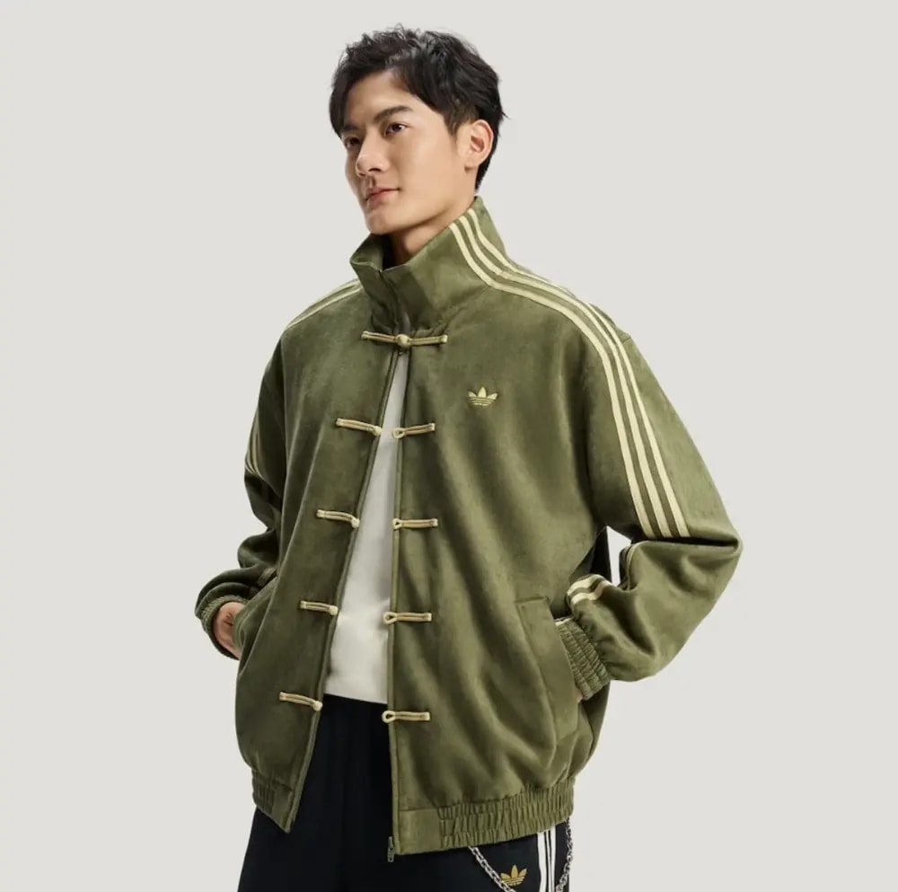 Áo Adidas Chinese Frog Button Jacket 'Green' KT3847 — ảnh 3