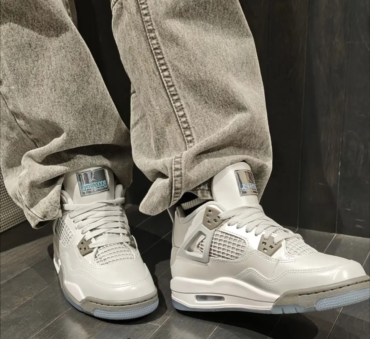 Giày Nike Air Jordan 4 Retro 'Photon Dust Blue Chill' HV4401-014 — ảnh 3