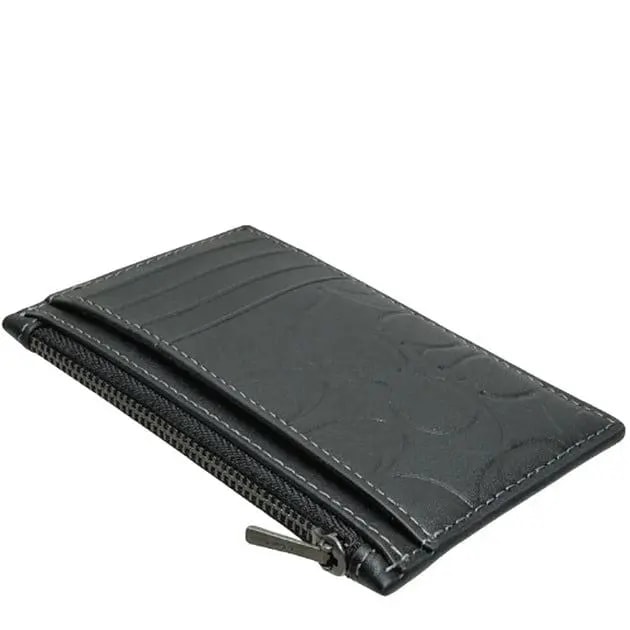 Ví Coach Zip Card Case ‘Black’ CY906-QBBK — ảnh 3