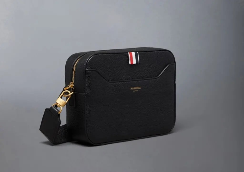 Túi Thom Browne Soft 4-Bar ‘Black’ UAG188A-L0090-001 — ảnh 2