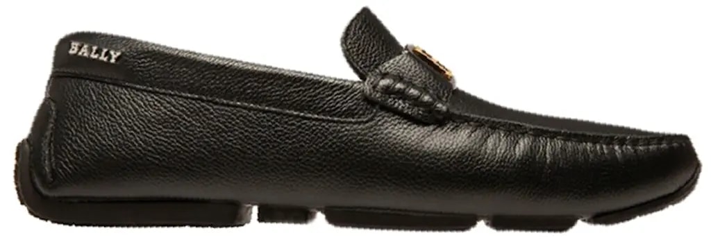 Giày Bally Moccasin Leather ‘Black’ 6300428 — kich-thuoc: 43