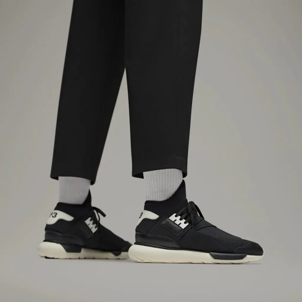 Giày Adidas Y-3 Qasa High 'Black White' B35673 — ảnh 2