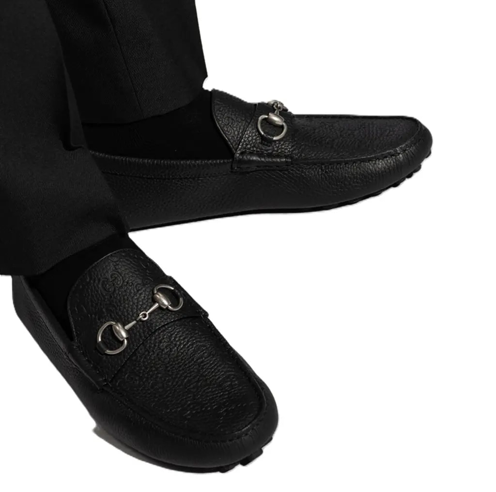 Giày Gucci Driver With Horsebit 'Black' 765859-AADQ4-1000 — ảnh 4
