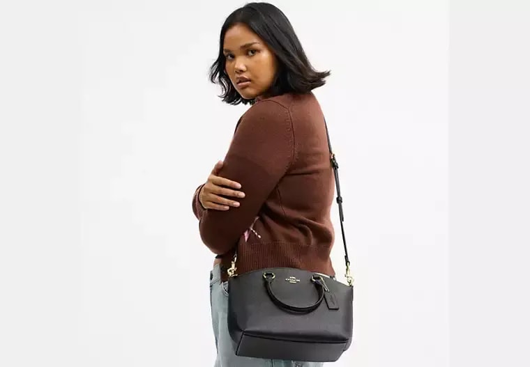 Túi Coach Sadie Satchel Bag 'Black' CCM70-IMBLK — ảnh 3