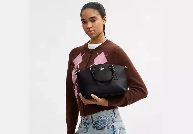 Túi Coach Sadie Satchel Bag 'Black' CCM70-IMBLK — ảnh 4