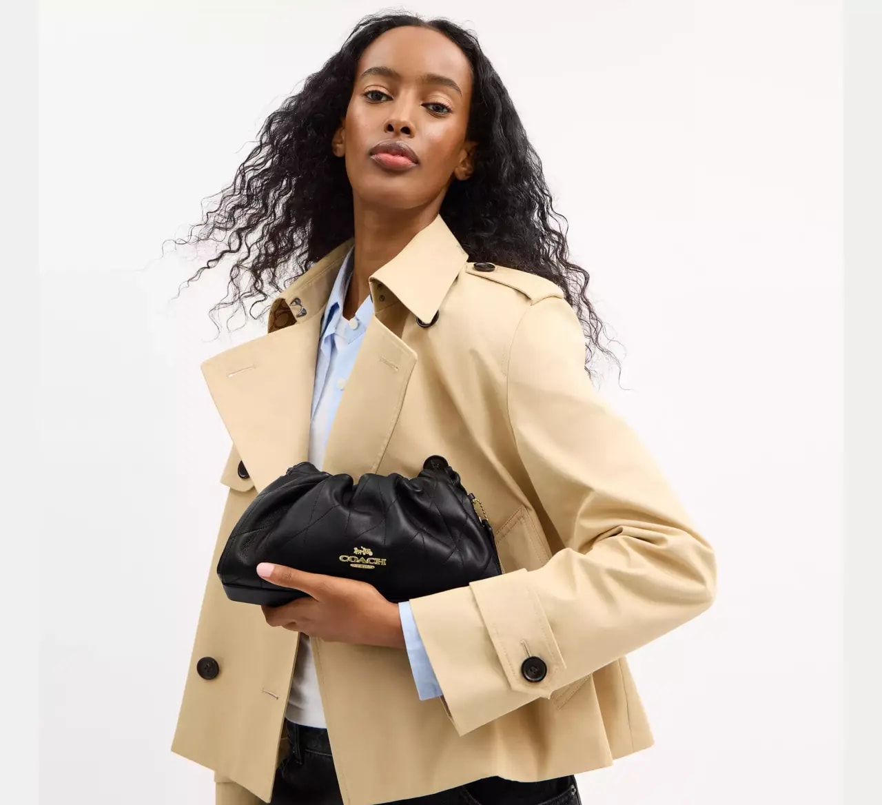Túi Coach Faye Shoulder Bag 'Black' CCZ54-IMBLK — ảnh 4