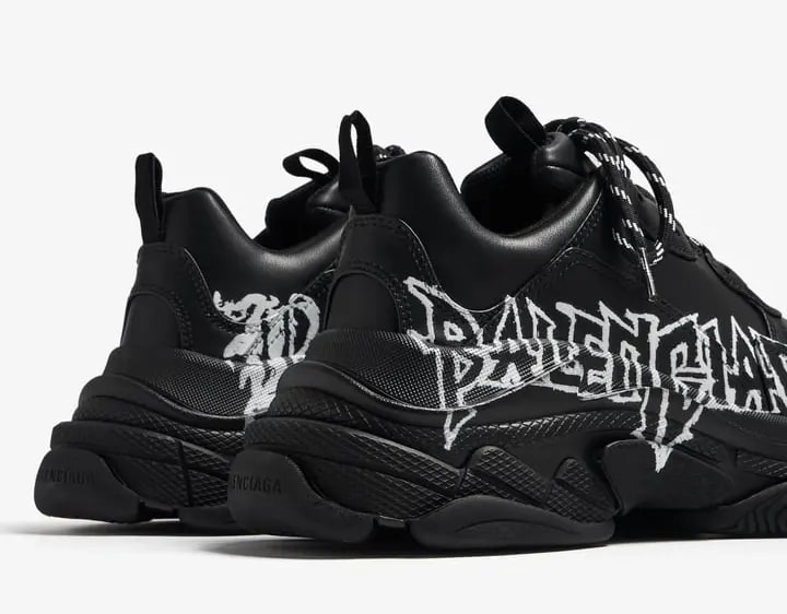 Giày Balenciaga Triple S 'Black' 524039W2FAY1090 — ảnh 2