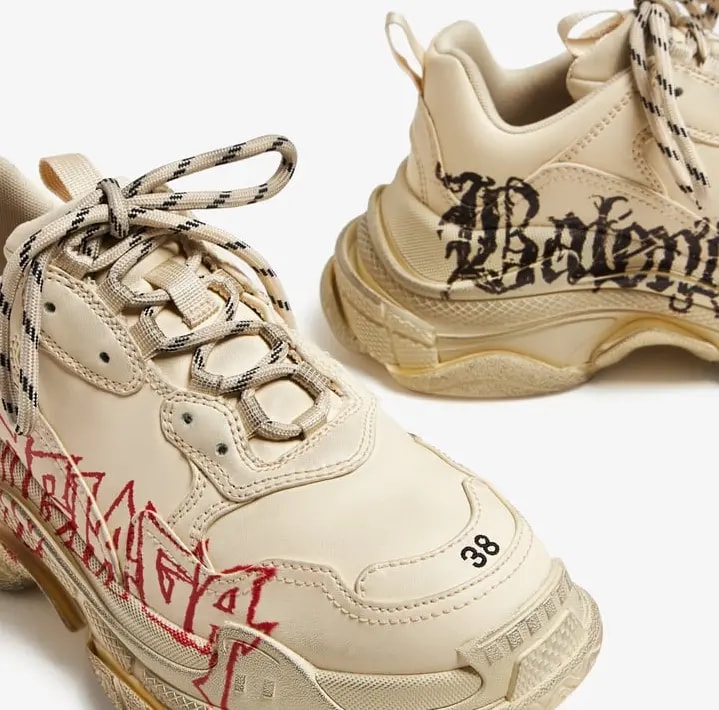 Giày Balenciaga Triple S DIY 'Beige' 524039W2FAY9016 — ảnh 2