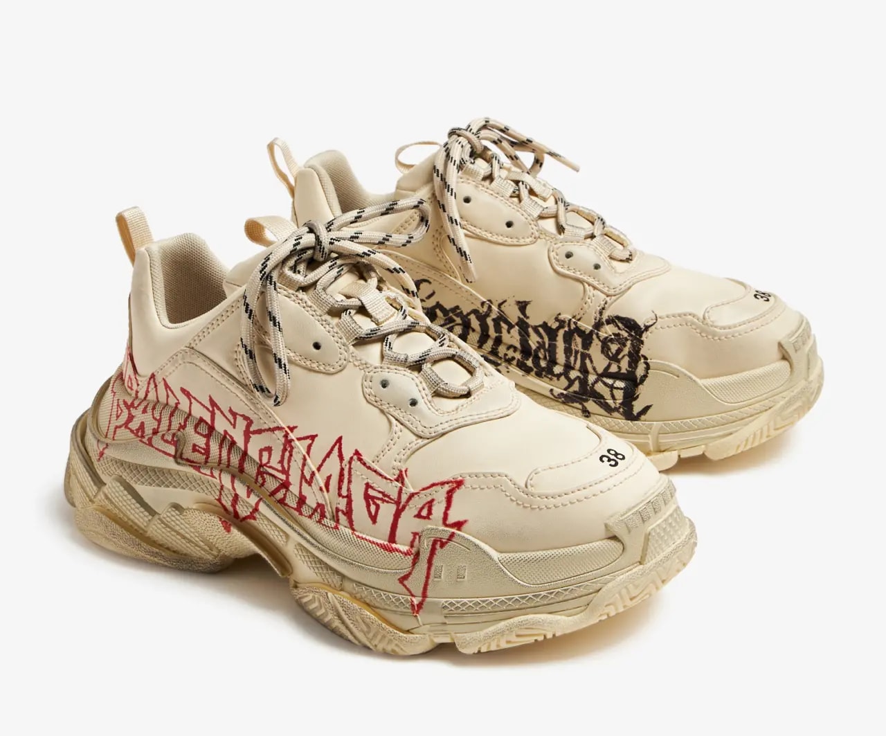Giày Balenciaga Triple S DIY 'Beige' 524039W2FAY9016 — ảnh 4