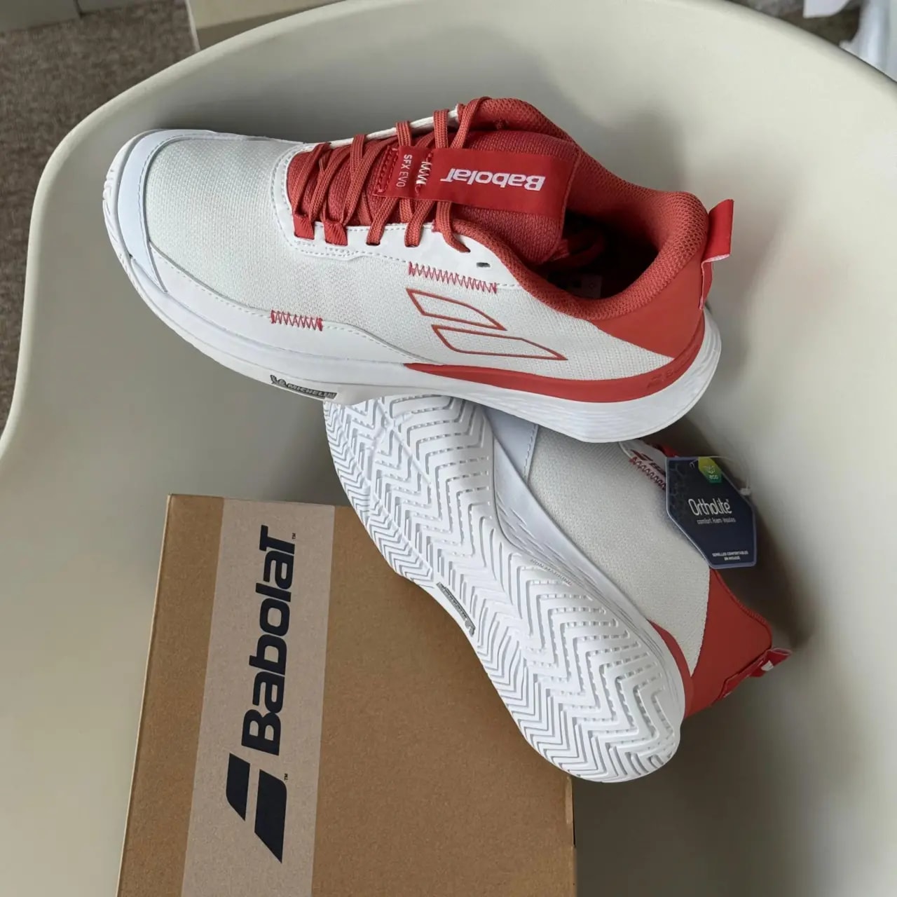 Giày Babolat SFX Evo ‘White’ 3A1F25A556-1110 — ảnh 3