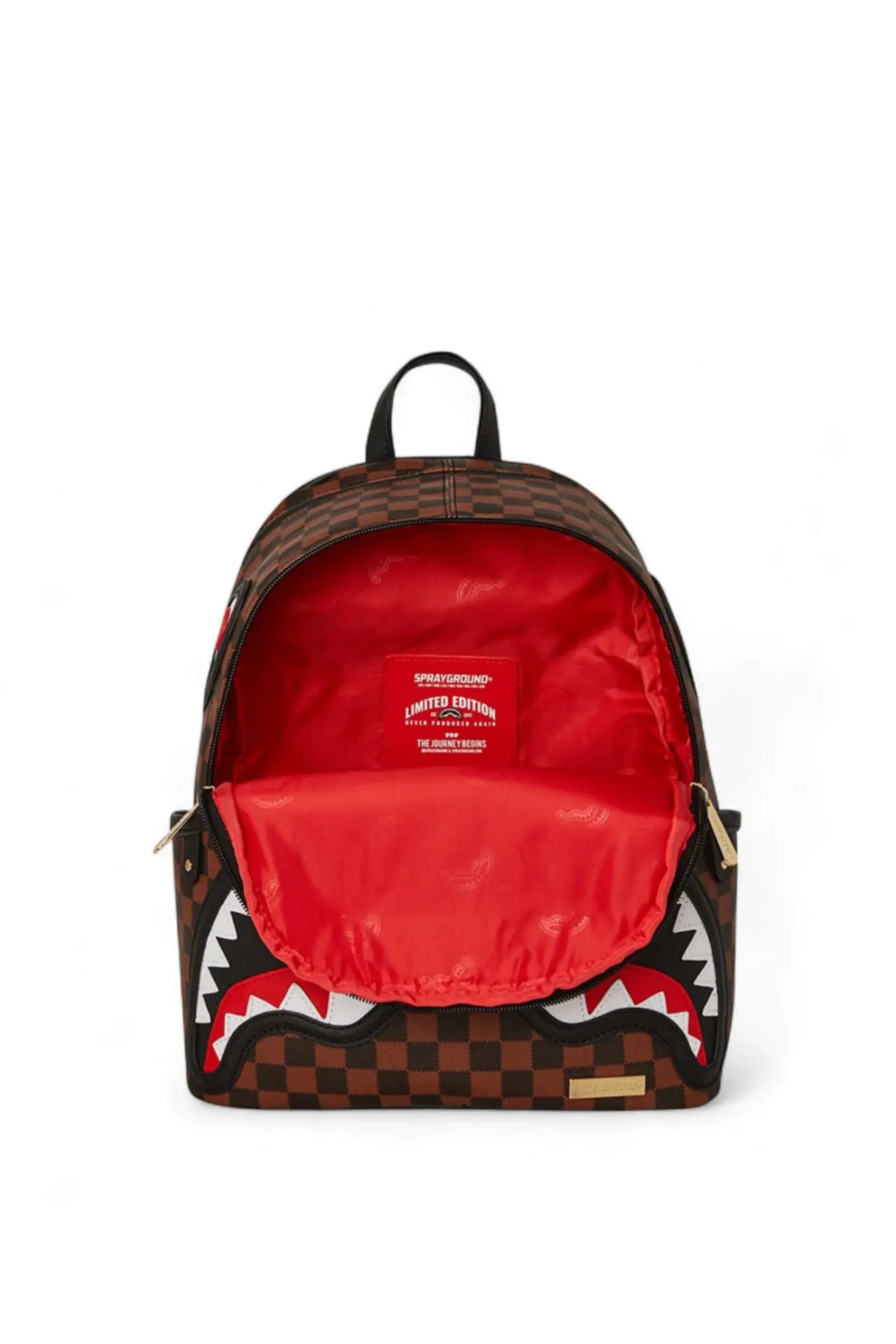 Balo Sprayground Sawtooth Sharks In Paris Savage 'Brown' 910B7833NSZ — ảnh 4