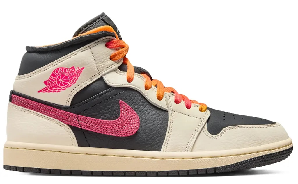 Giày Nike Air Jordan 1 Mid SE Edge Flight Club 'Racer Pink' IB7007-107 — kich-thuoc: 36