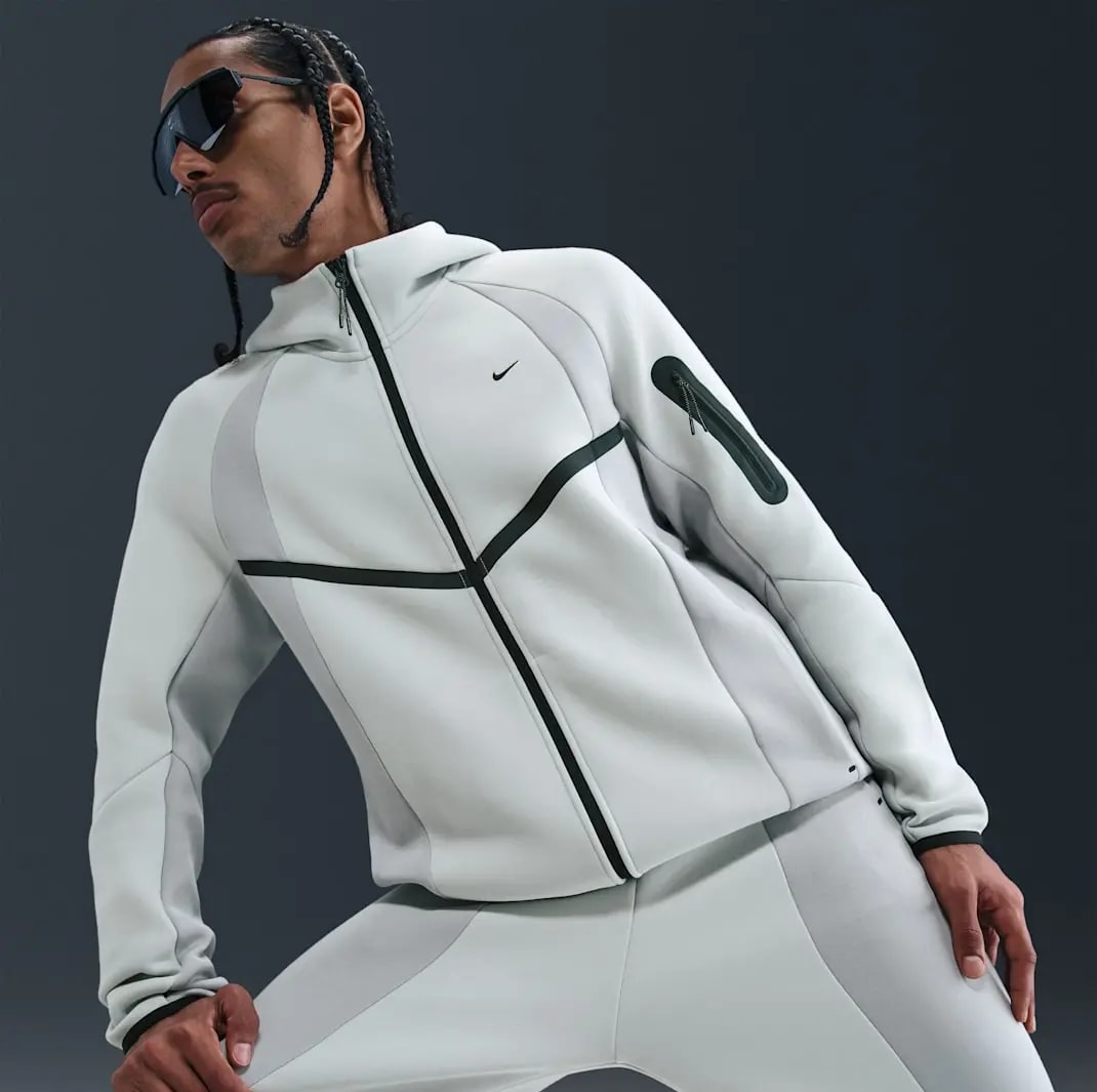 Áo Nike Tech Fleece Windrunner Jacket 'Light Silver' IF1325-034 — ảnh 4