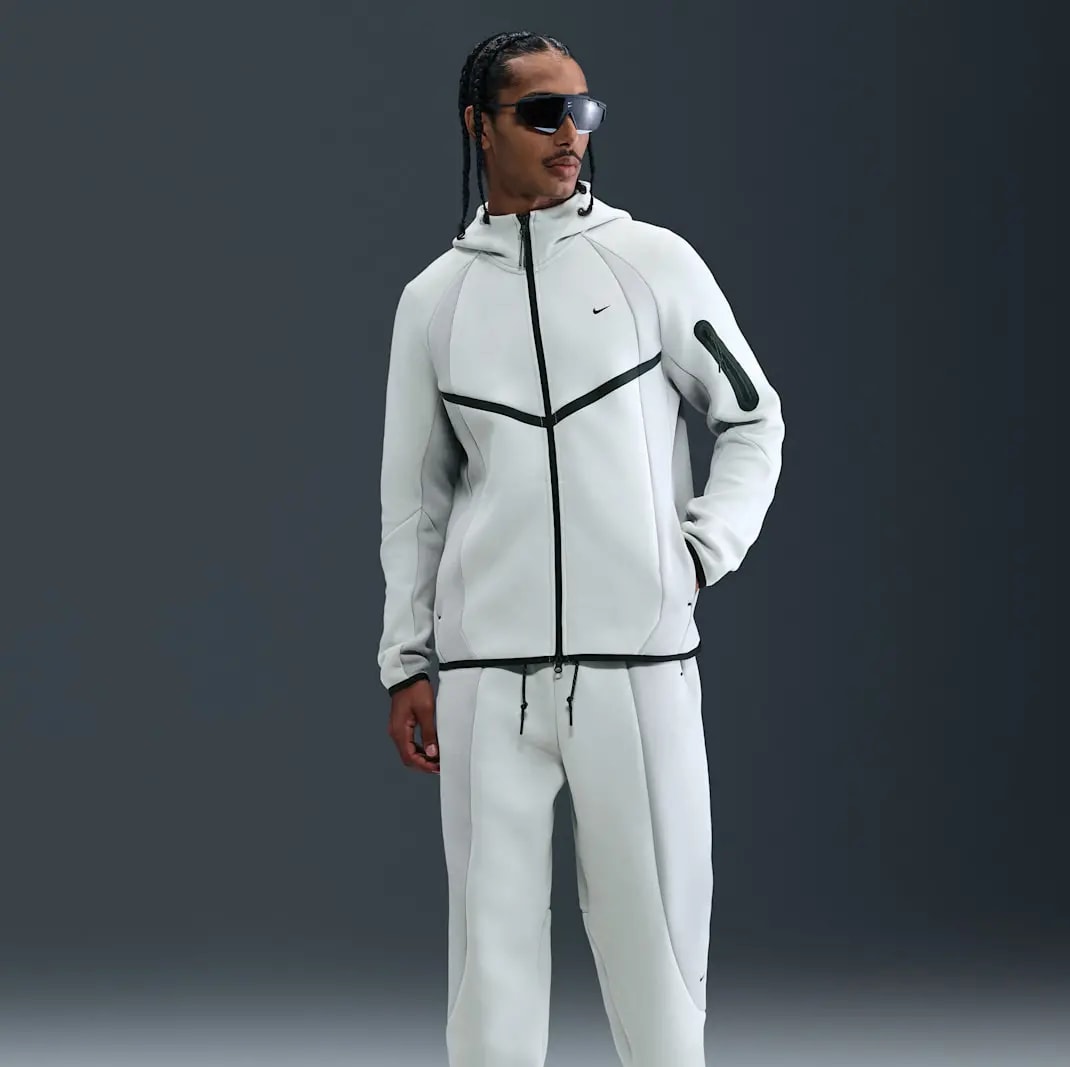 Áo Nike Tech Fleece Windrunner Jacket 'Light Silver' IF1325-034 — ảnh 2