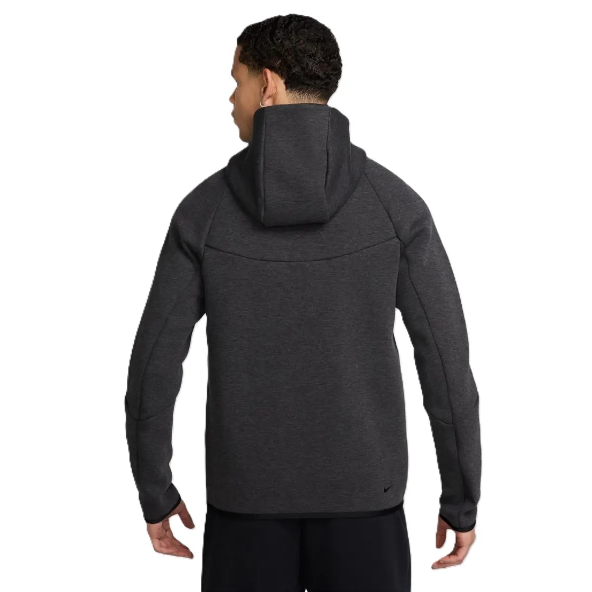 Áo Nike Tech Fleece Windrunner Jacket 'Black Heather' HV0949-032 — ảnh 4