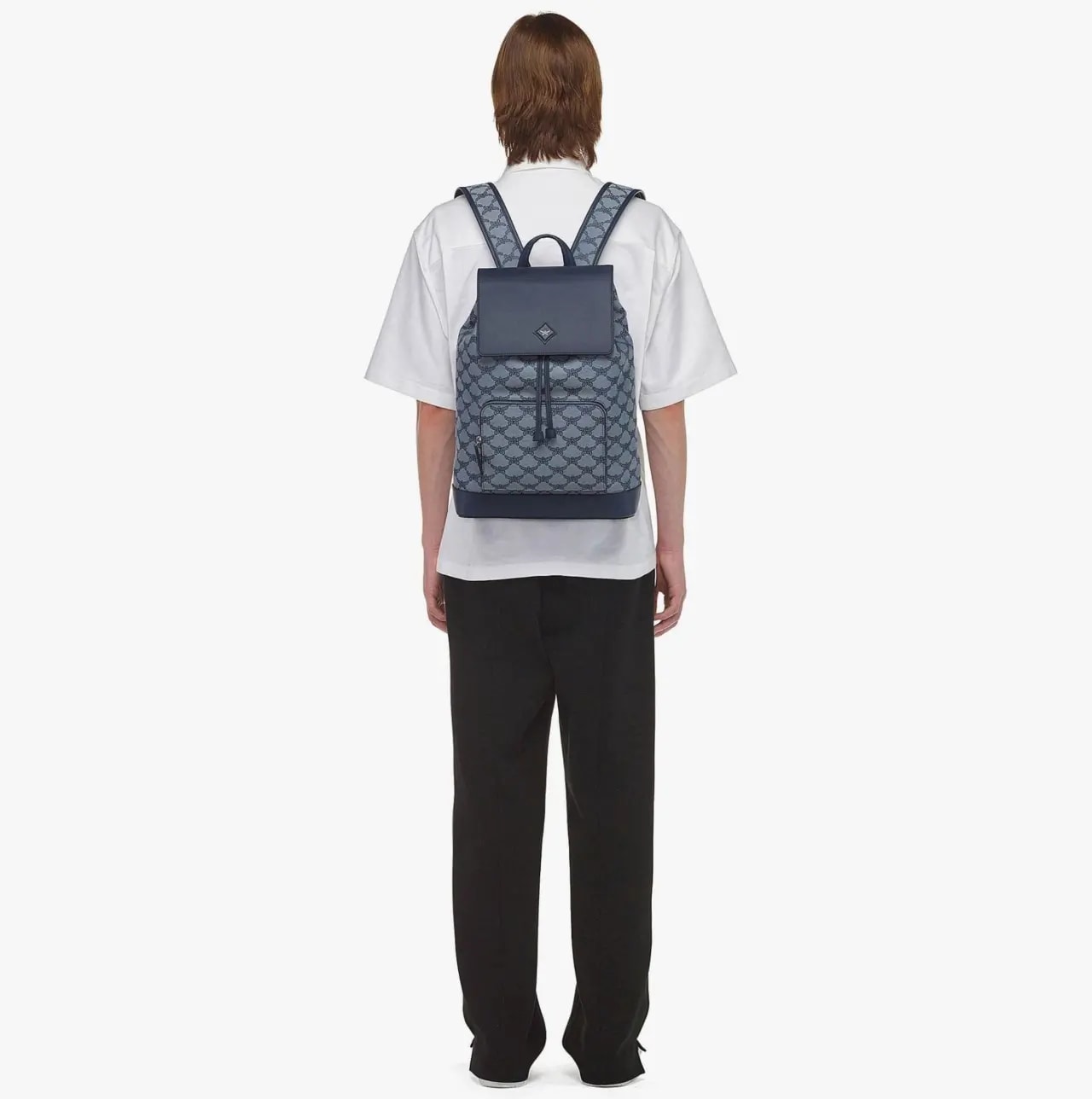 Balo MCM Himmel Drawstring Backpack 'Blue' MMKESAC05LI001 — ảnh 5