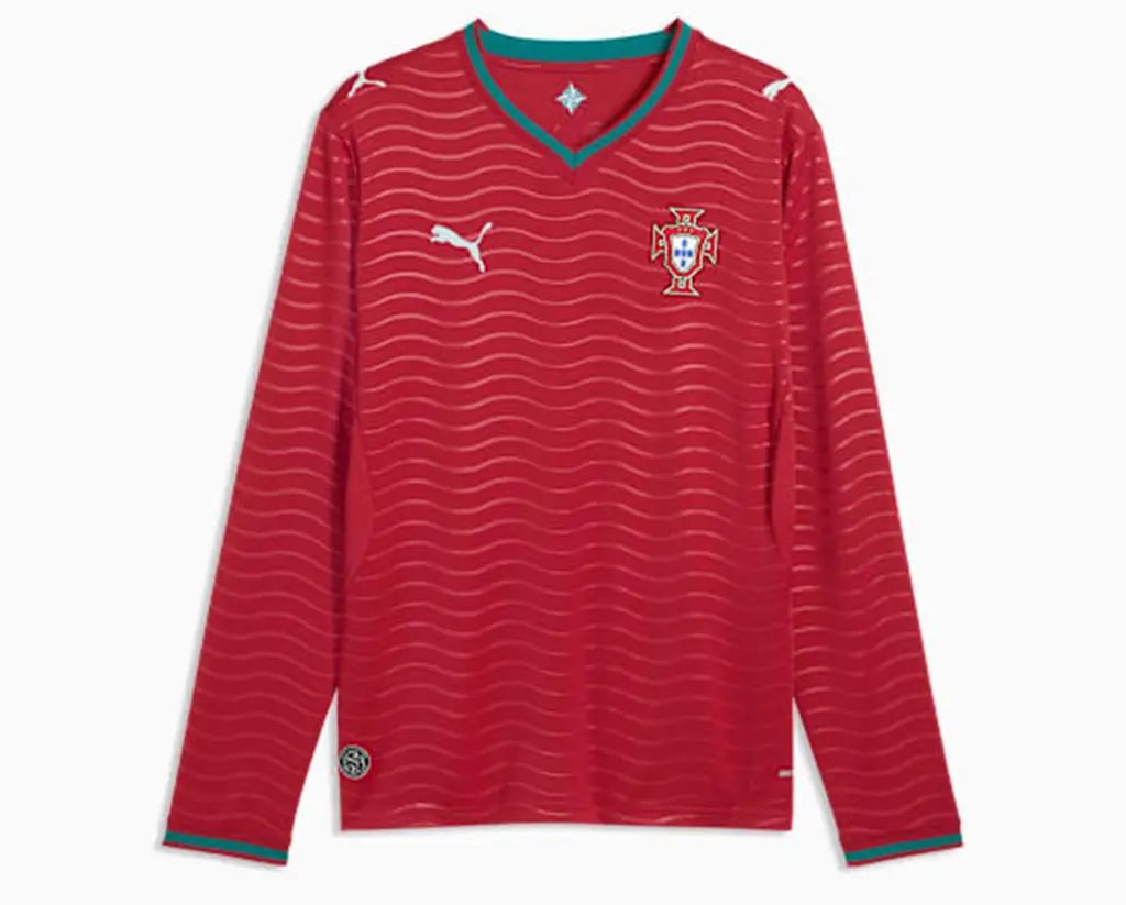 Áo Portugal 2026 Long Sleeve Home Jersey 'Red' 783279-01 — kich-thuoc: L