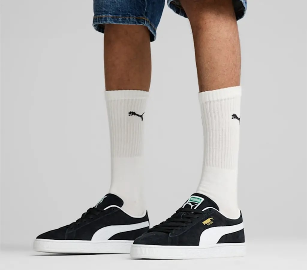 Giày Puma Suede Classic ‘Black White’ 399781-01 — ảnh 2