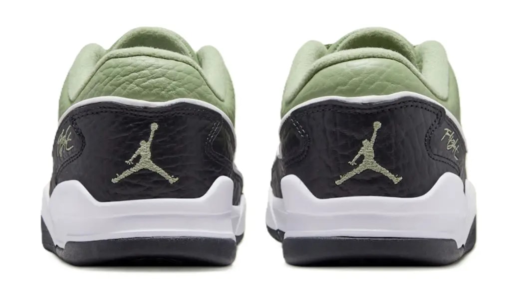 Giày Nike Air Jordan Flight Court 'Oil Green Black' IH4092-386 — ảnh 4