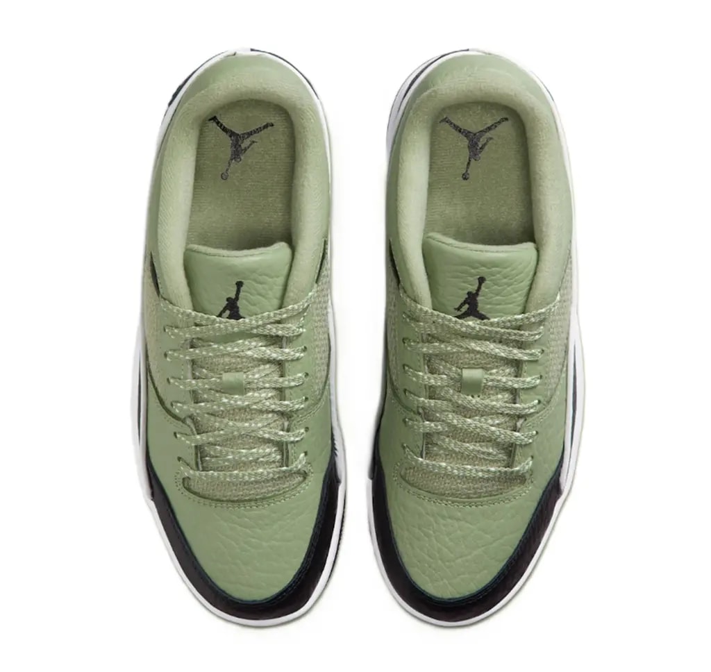 Giày Nike Air Jordan Flight Court 'Oil Green Black' IH4092-386 — ảnh 3