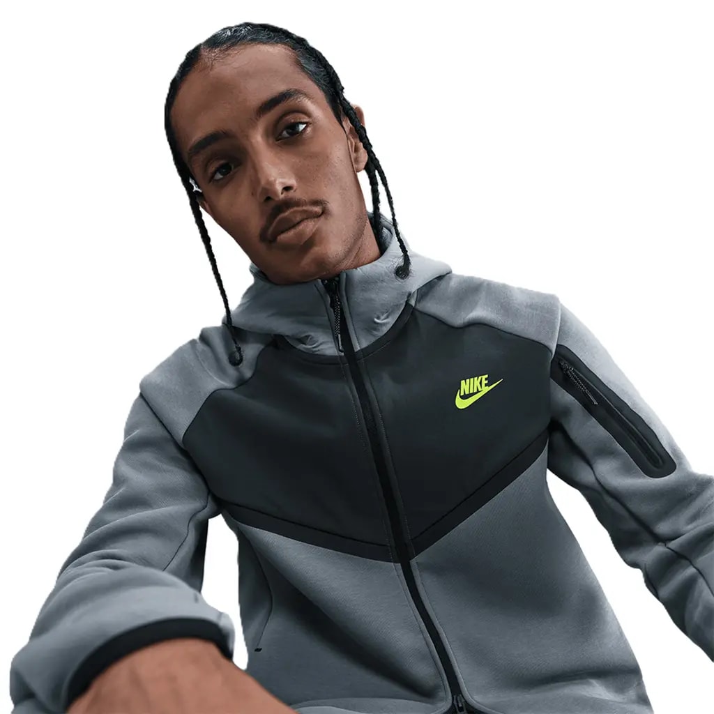 Áo Nike Tech Fleece Windrunner Jacket 'Cool Grey' IH4302-065 — ảnh 3