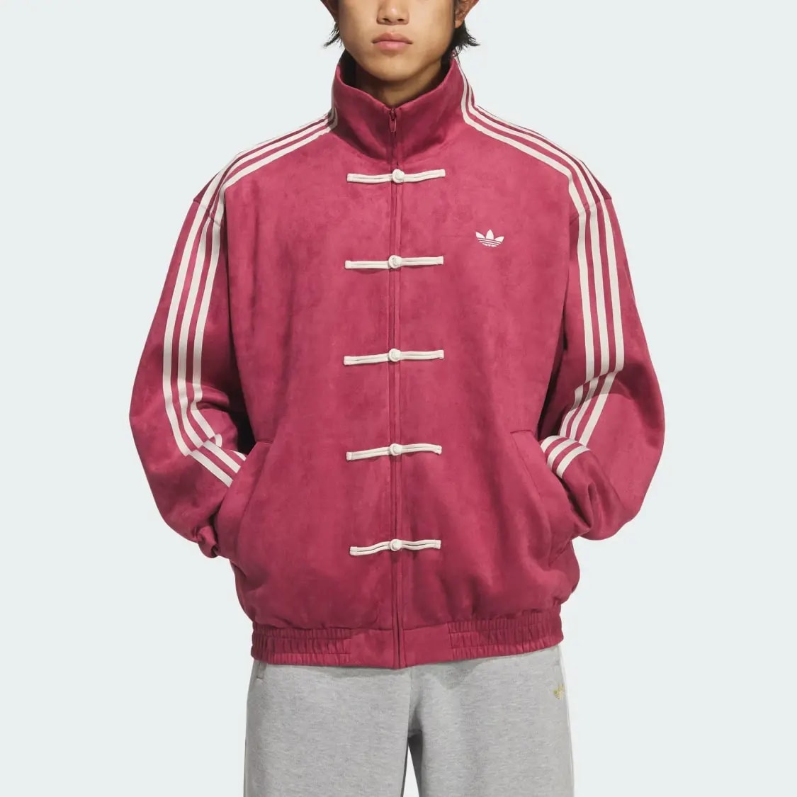 Áo Adidas Originals CTT Chinese Track Casual Jacket 'Burgundy' KR0294 — ảnh 4