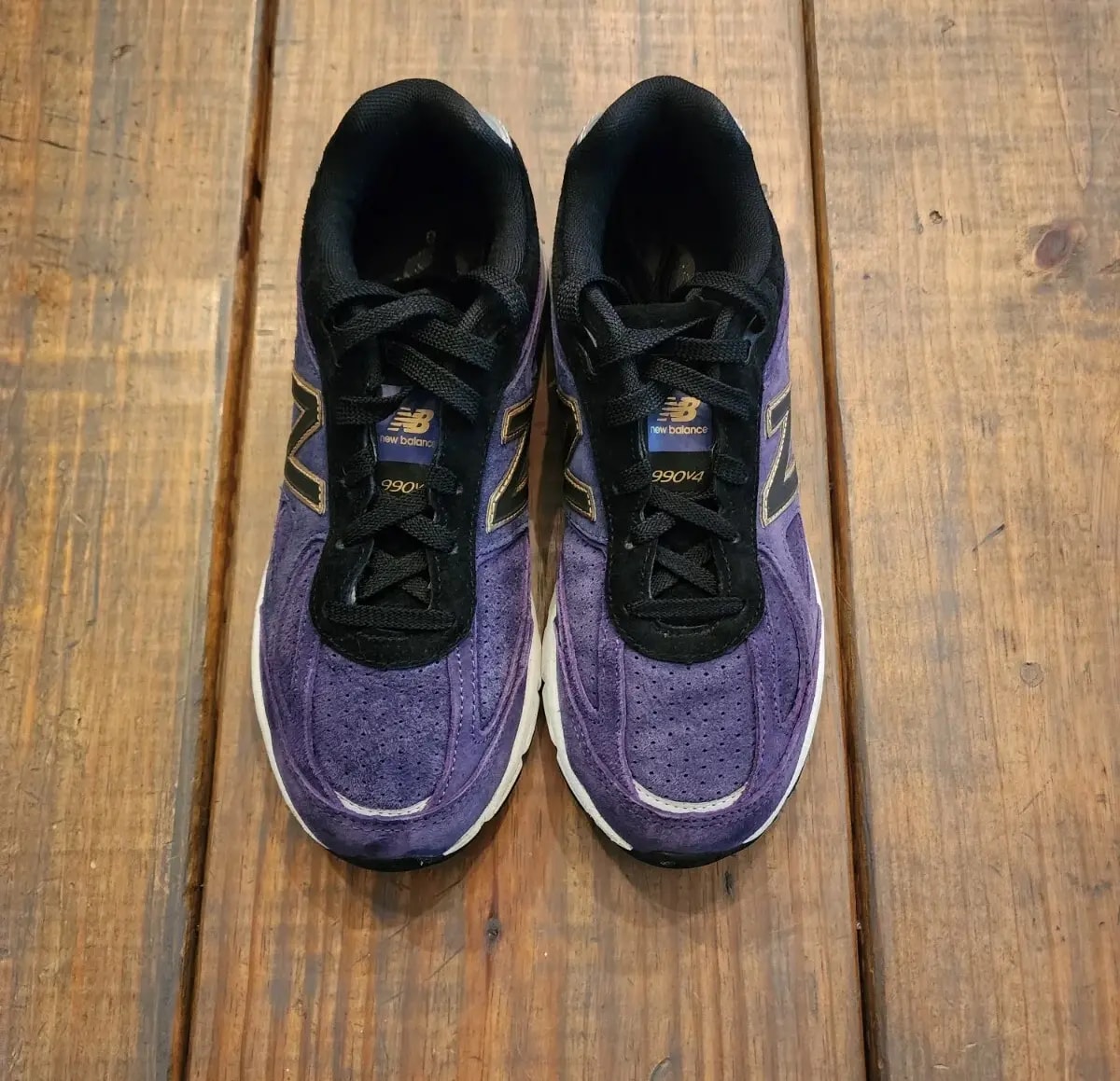 Giày New Balance 990v4 Big Kid 'Dark Purple' KJ990B4G — ảnh 3