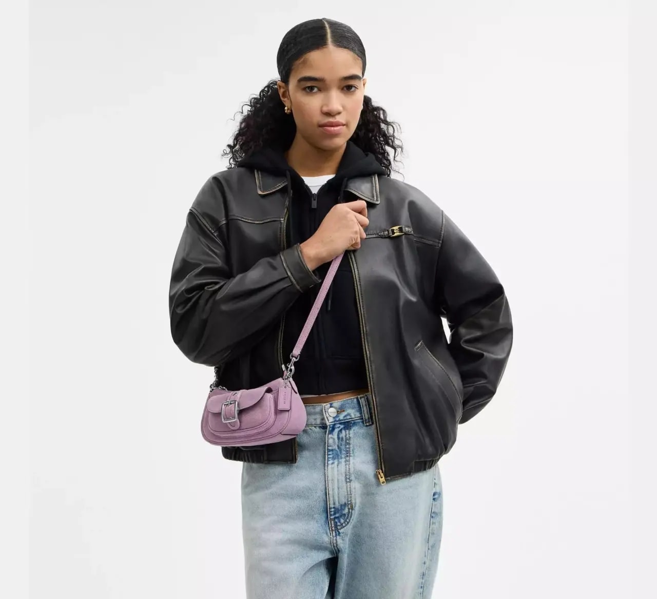 Túi Coach Ashton Mini Shoulder Bag ‘Light Violet’ CDB12-SVIZ — ảnh 2