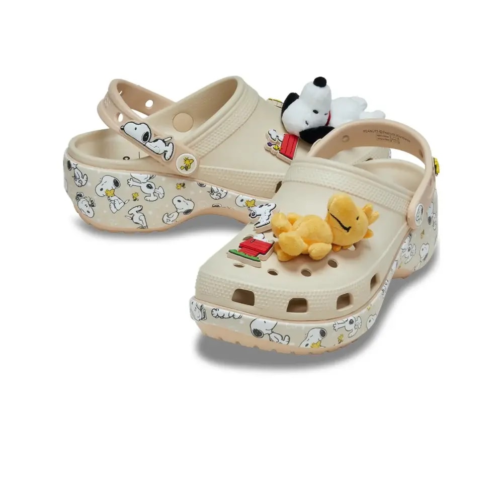 Dép Crocs Classic Platform Clog 'Peanuts' 212118-90H — ảnh 3