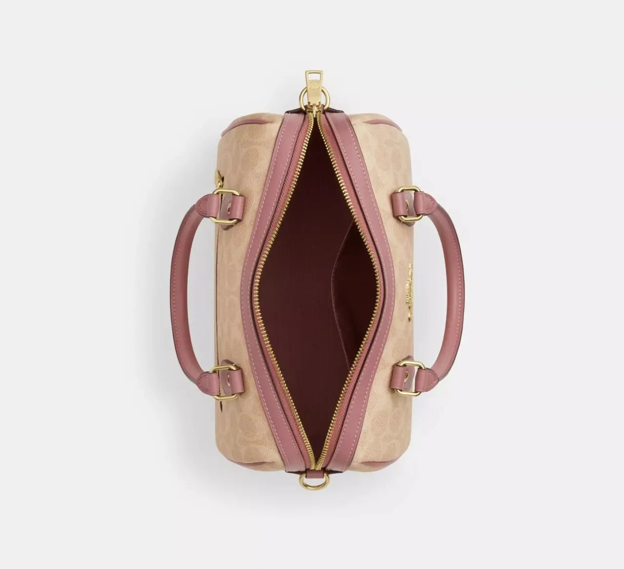 Túi Coach Rowan Satchel Bag ‘Sand Peony’ CDB21-IMY6J — ảnh 5