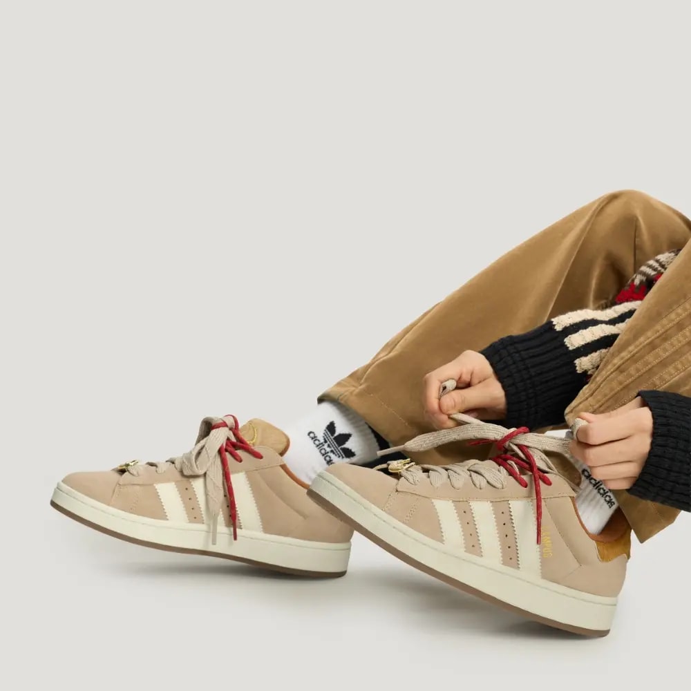 Giày Adidas CNY X CAMPUS 00S ‘Gum’ KJ8724 — ảnh 5
