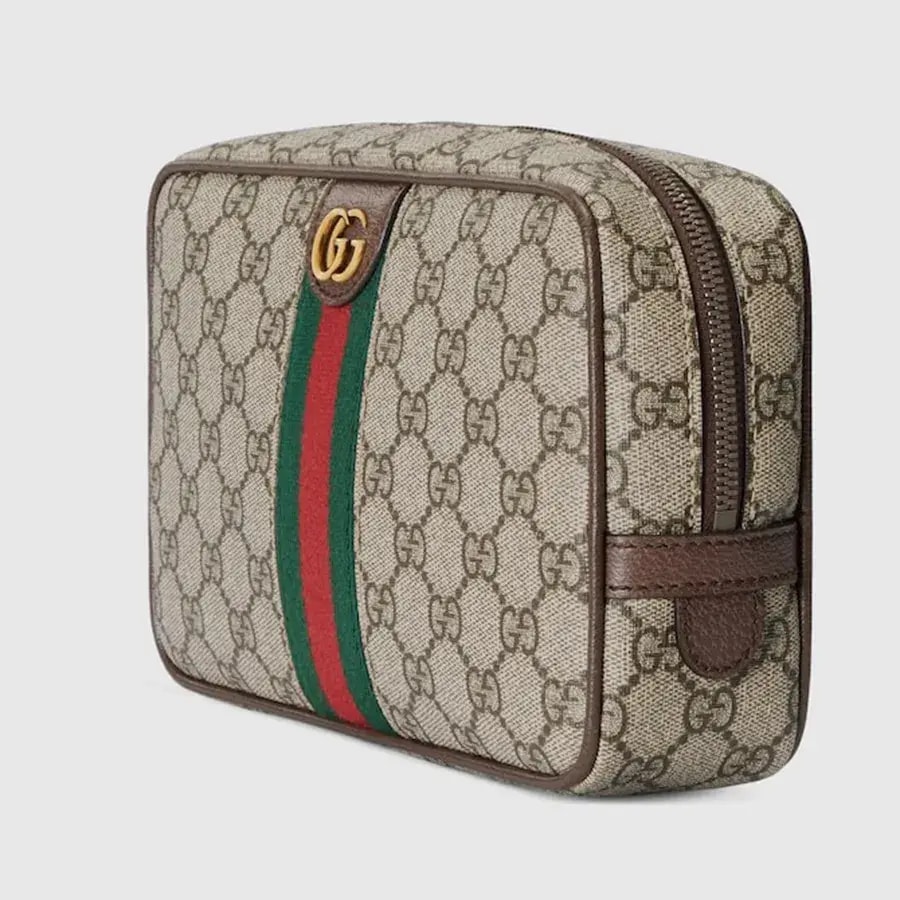Túi Gucci Savoy Small Toiletry Case ‘Beige’ 760019-96IWT-8745 — ảnh 2
