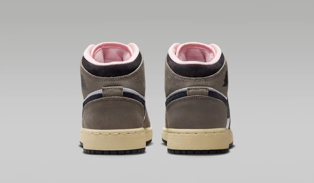 Giày Nike Air Jordan 1 Mid SE 'White Cave Stone' HQ2014-100 — ảnh 5