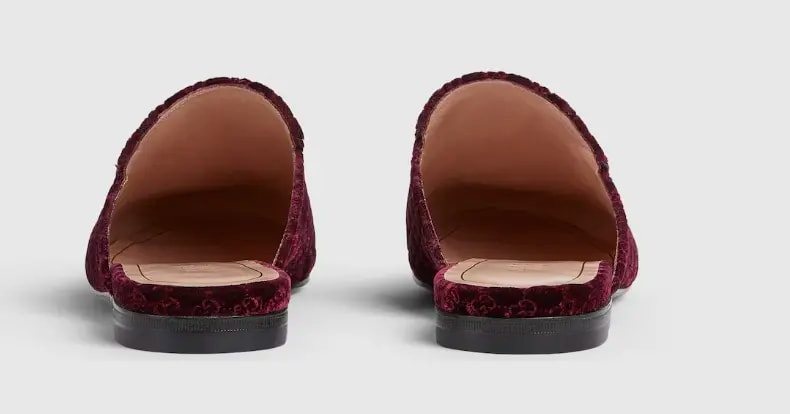 Dép Gucci Princetown 'Velvet' 802163-FAEUF-5042 — ảnh 4