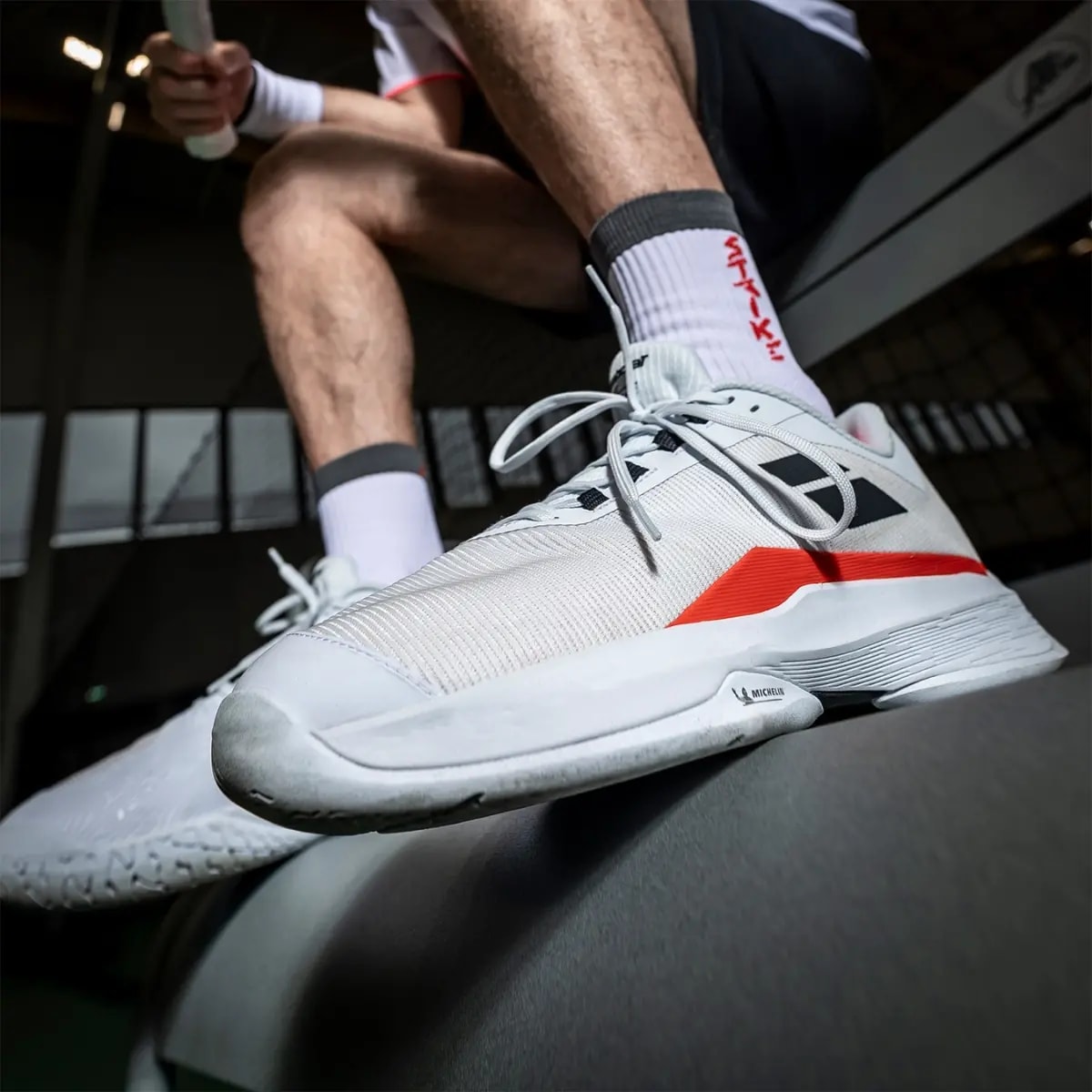Giày Babolat Jet Tere 2 All Court Men ‘White Strike Red’ 30S24649-1089 — ảnh 2