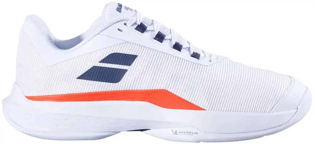 Giày Babolat Jet Tere 2 All Court Men ‘White Strike Red’ 30S24649-1089 — kich-thuoc: 42.5